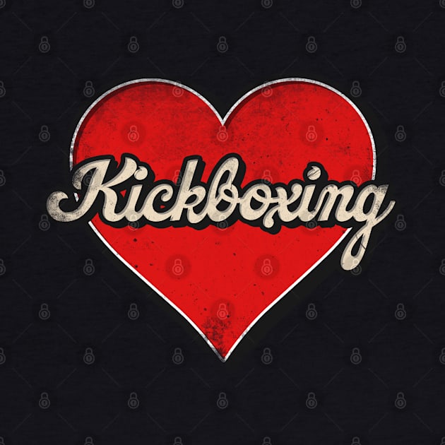 Kickboxing mom. Kickboxing retro heart by SerenityByAlex